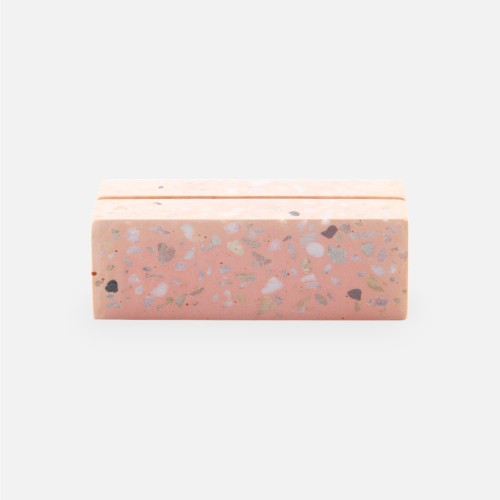 Terrazzo porte-photo - blush