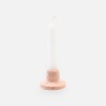 Terrazzo porte-bougies - blush