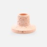 Terrazzo porte-bougies - blush