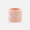 Terrazzo bloempotje - blush