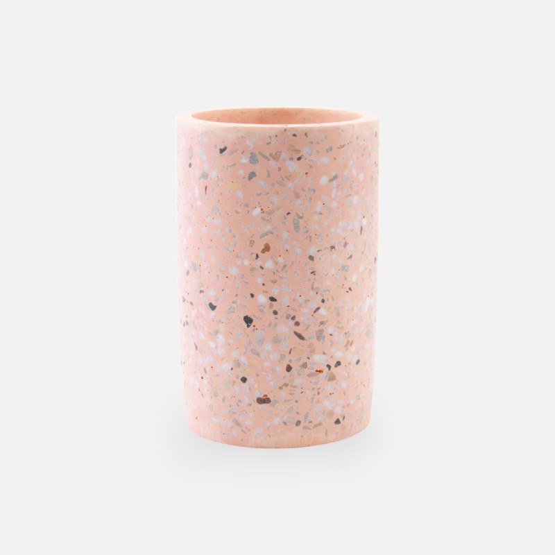Terrazzo vaas - blush