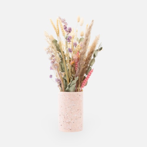 Terrazzo vaas - blush