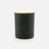 Bougie parfumée noir avec couvercle bois - small