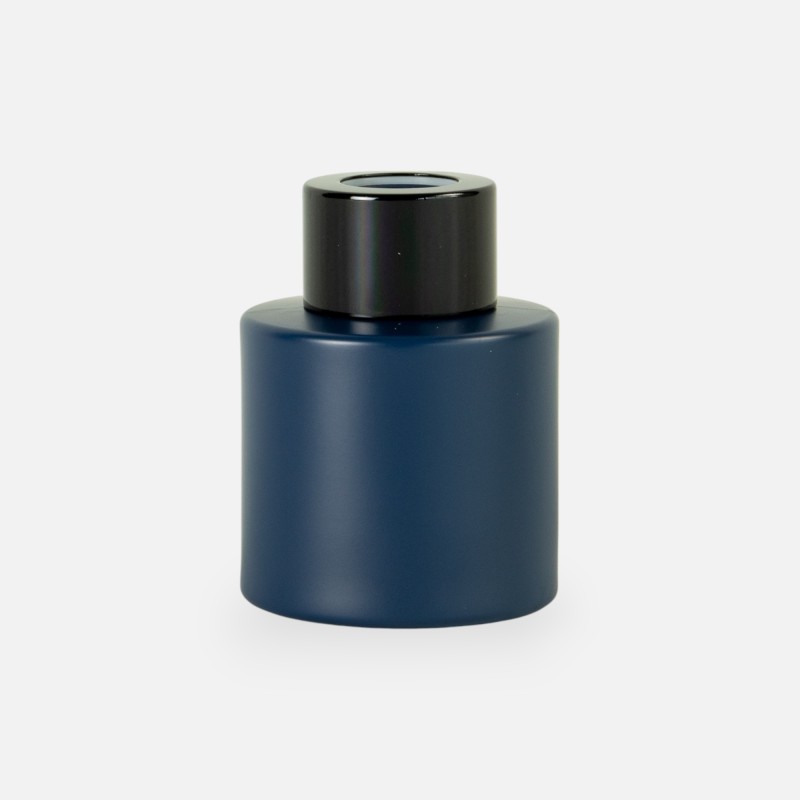 bouteille de parfum cyl. blue marine avec bouchon à vis en noir - 50 ml