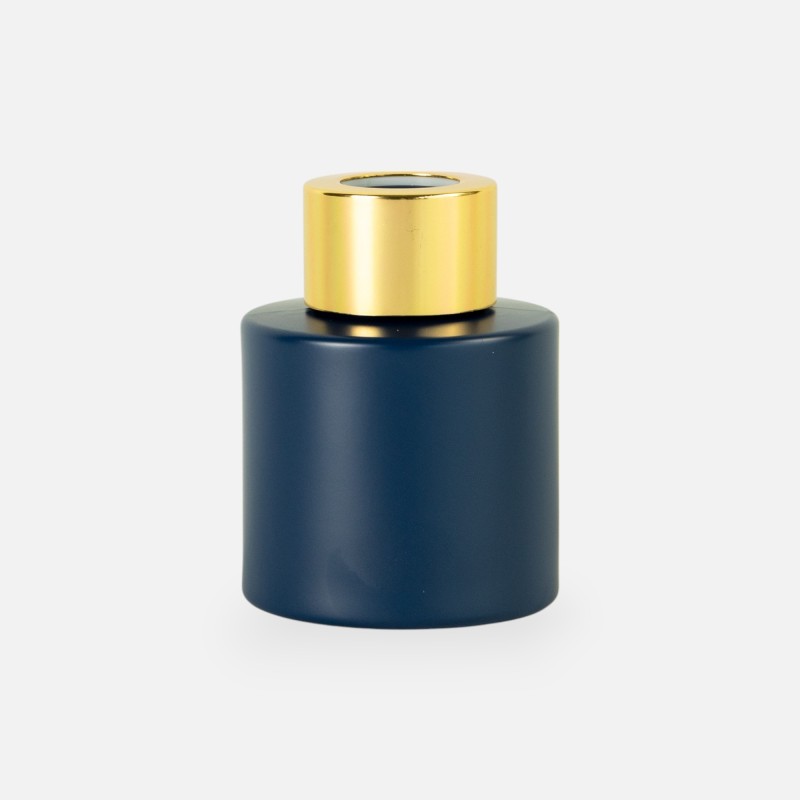 bouteille de parfum cyl. blue marine avec bouchon à vis doré - 50 ml