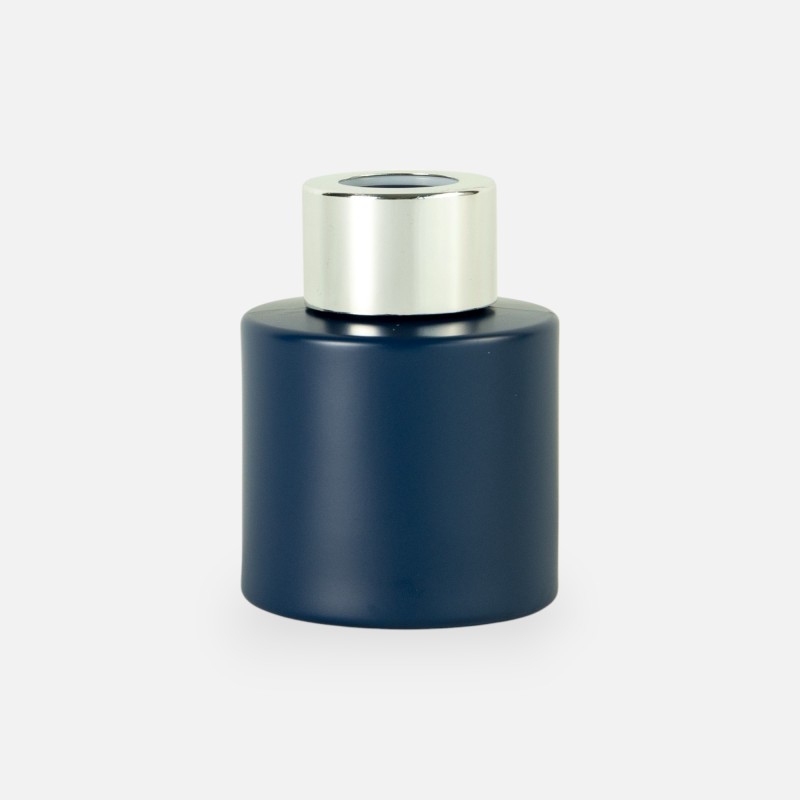 bouteille de parfum cyl. blue marine avec bouchon à vis argenté - 50 ml