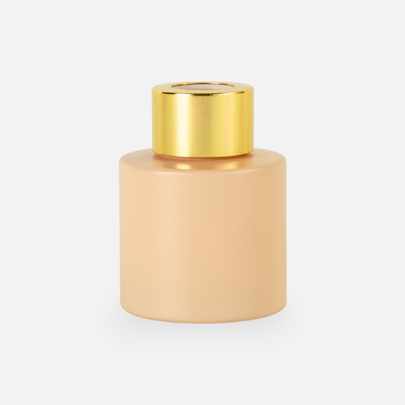 bouteille de parfum cyl. blush avec bouchon à vis doré - 50 ml