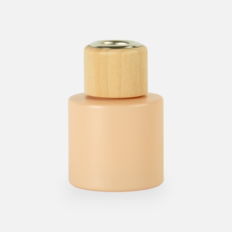 bouteille de parfum cyl. blush avec bouchon à vis en bois - 50 ml