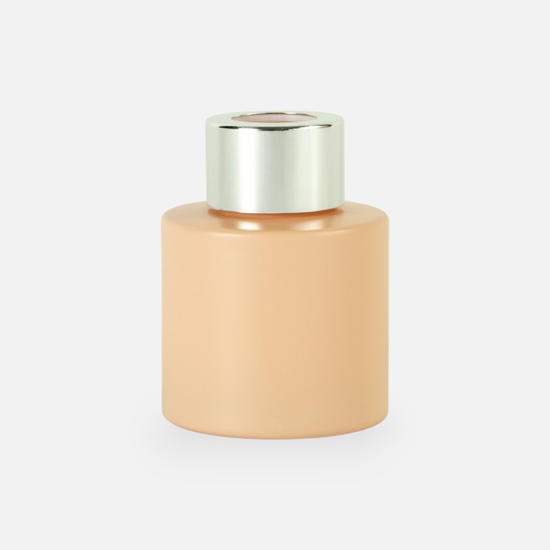 bouteille de parfum cyl. blush avec bouchon à vis argenté - 50 ml