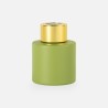 Parfumflesje zijdegroen met gouden schroefdop – 50 ml