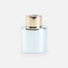 bouteille de parfum cyl. argent avec bouchon à vis rose gold - 50 ml