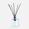 set bouteille de parfum cyl. argent bouchon argenté/bâtons - 200 ml