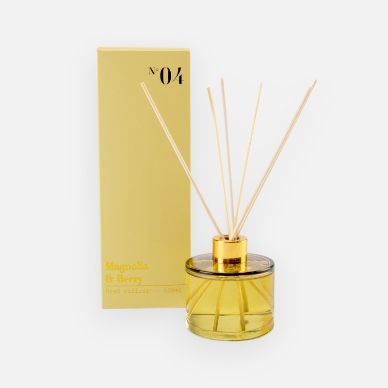 Luxe diffuser set incl. geurolie goud getint – 150 ml