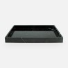 Plateau en marbre noir - rectangle