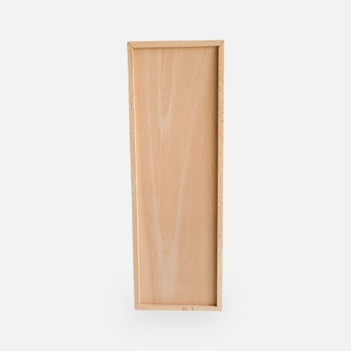 Houten wijnkist met schuifdeksel