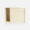 Houten kistje met schuifdeksel