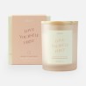 Bougie parfumée 'love yourself first'