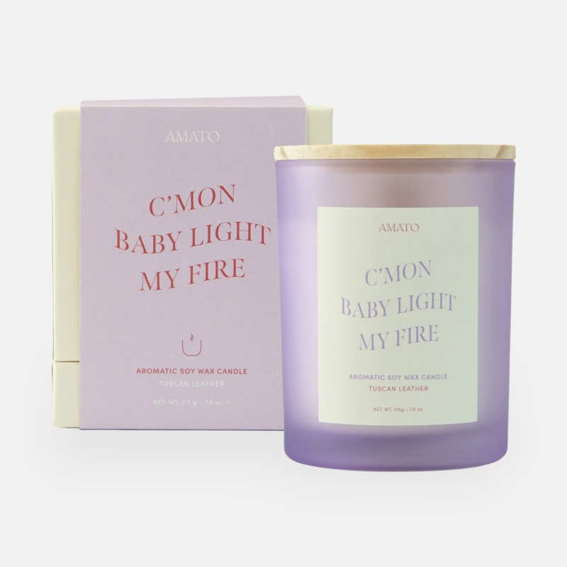 Geurkaars 'c'mon baby light my fire'