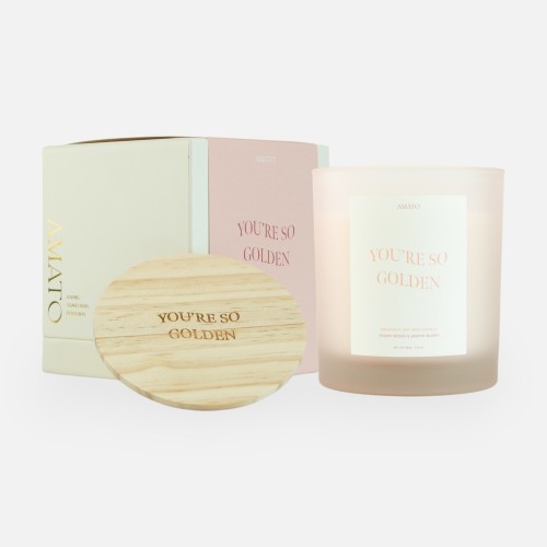 Grande bougie parfumée 'you're so golden'