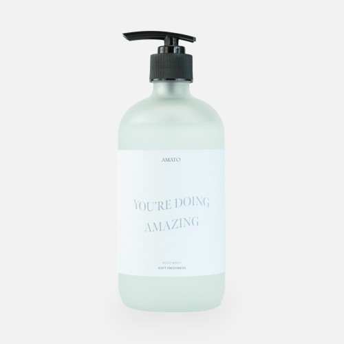 Gel douche 'you're doing amazing'