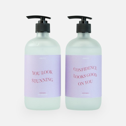 Geschenkset handwash & bodywash 'hey gorgeous'