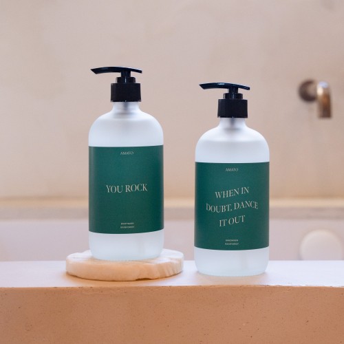 Coffret cadeau savon pour les mains & gel douche 'choose to shine'