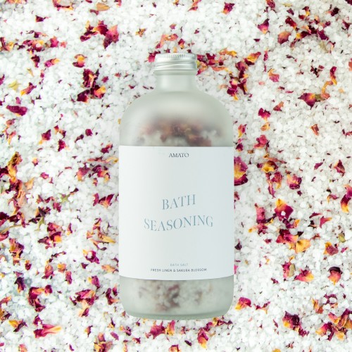 Sels de bain 'bath seasoning'