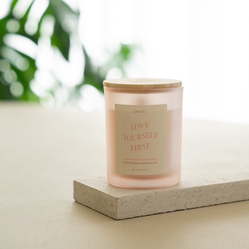 Bougie parfumée 'love yourself first'