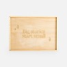 Memorybox met schuifdeksel - 'Big stories start small'