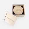 Coffret cadeau en bois avec couvercle coulissant et bougie parfumée blanche - 'Speciaal voor jou' / 'Wil jij mijn meter zijn?'
