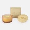 Coffret cadeau en bois avec couvercle coulissant et bougie parfumée blush - 'Speciaal voor jou' / 'Wil jij mijn meter zijn?'