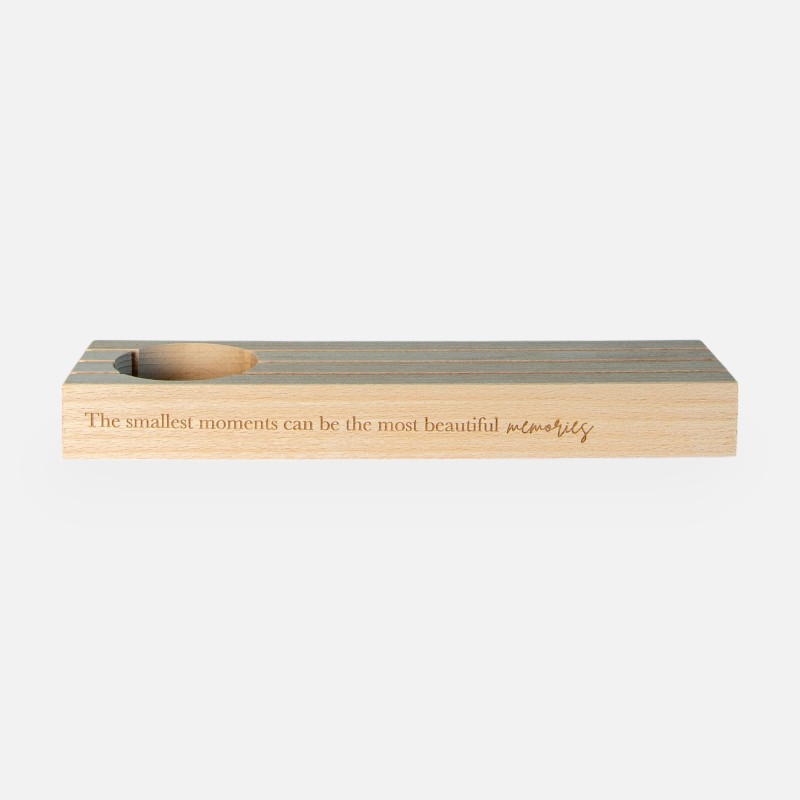 Memoryhouder hout - 'The smallest moments can be the most beautiful memories'