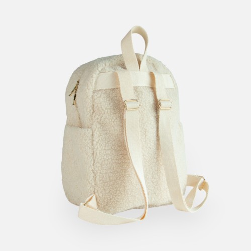 Teddy rugzak - beige