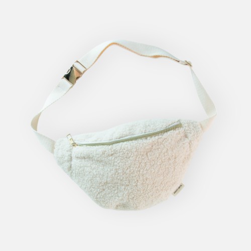 Teddy heuptasje - beige