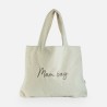 Teddy tas 'mom bag' - beige