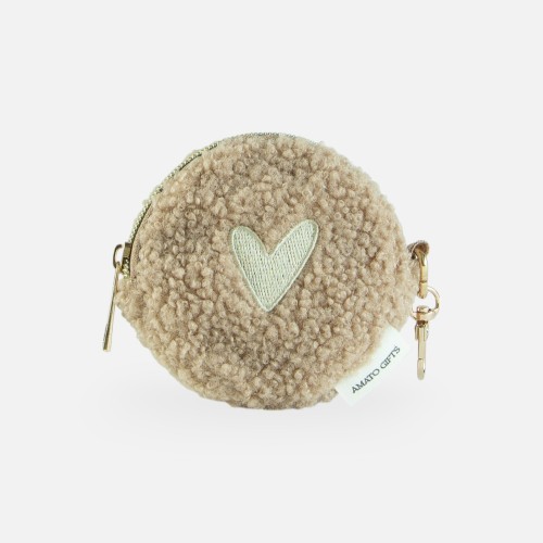 Porte-monnaie teddy 'cœur'...