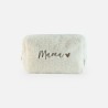 Trousse de toilette teddy 'mama' - beige