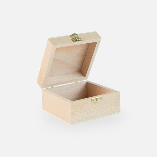 Houten kistje met klapdeksel