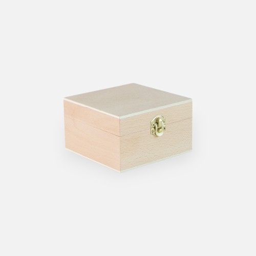 Houten kistje met klapdeksel