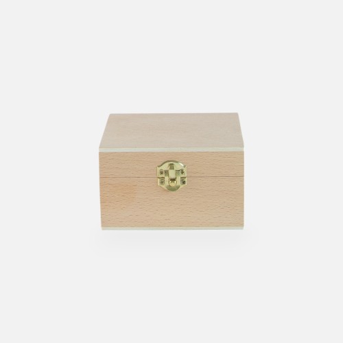 Houten kistje met klapdeksel