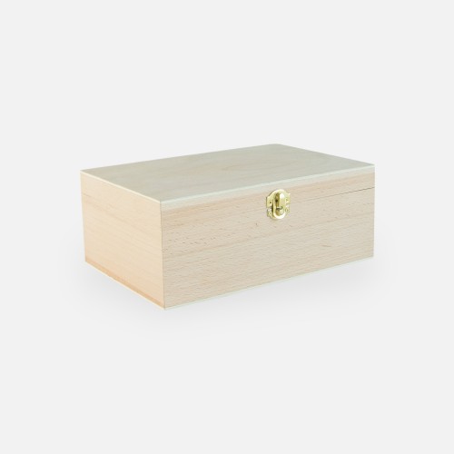 Houten kistje met klapdeksel