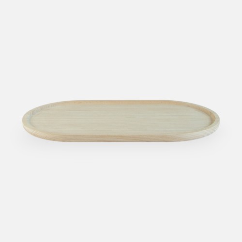Ovalen dienblad hout - large