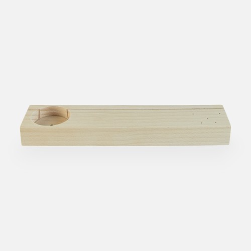 Porte-message pour les fleurs séchées en bois
