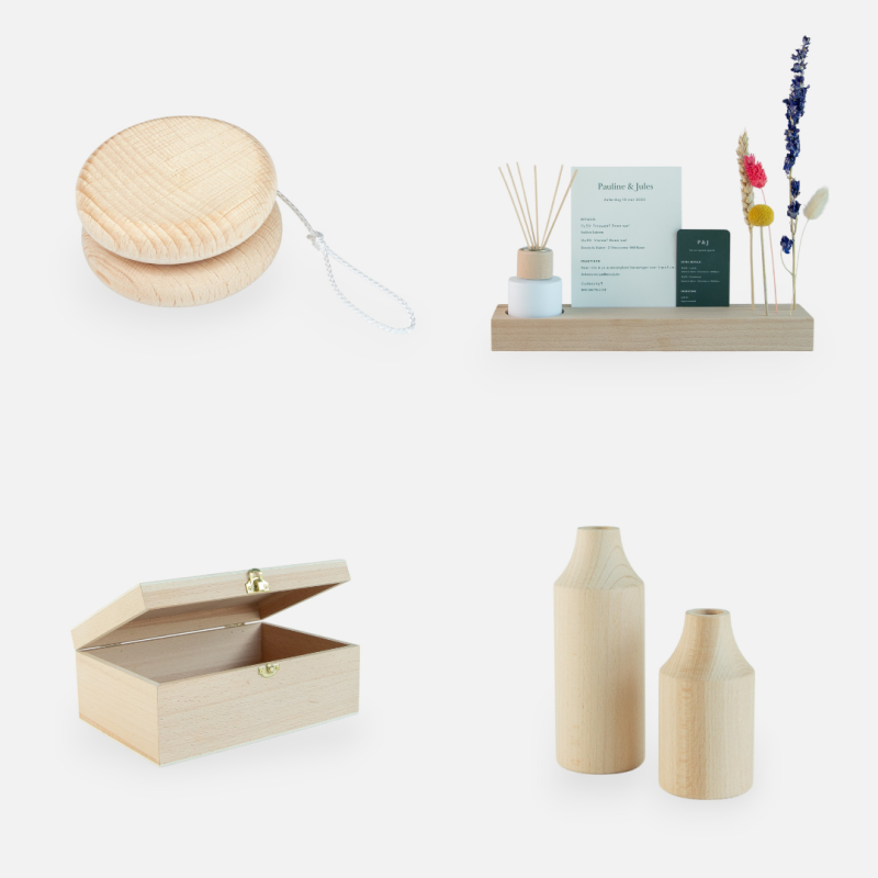 Échantillons des produits en bois summer newcomers 2025