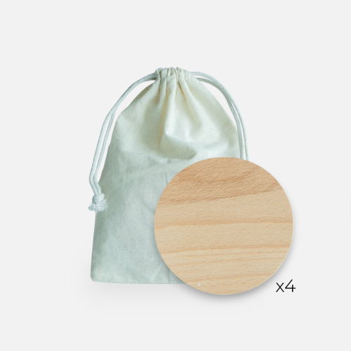 Houten onderzetter - set...
