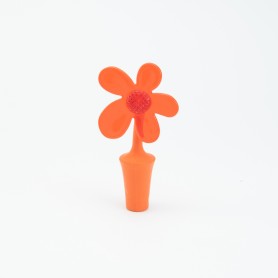 Flessenstop bloem – oranje