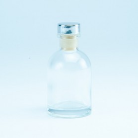 Luxe flesje transparant met...