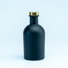 Luxe fles zwart met gouden...